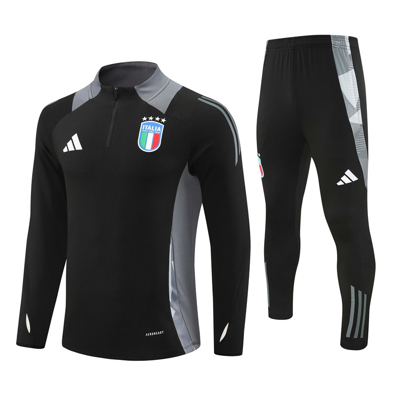 Italy 2024/25 Training Tracksuit (Black)