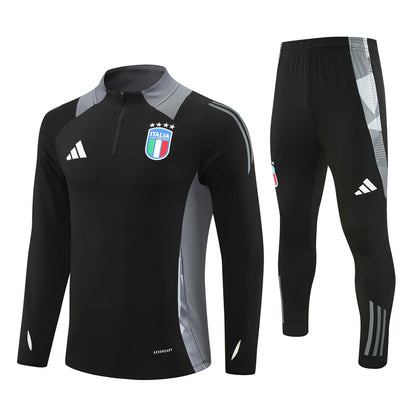 Italy 2024/25 Training Tracksuit (Black)