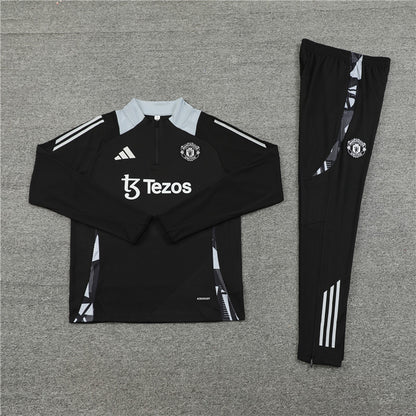 Manchester United 2024/25 Training Tracksuit (Black)