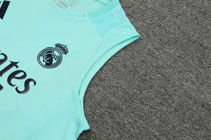 Real Madrid 2024/25 Training Vest Tracksuit (teal)