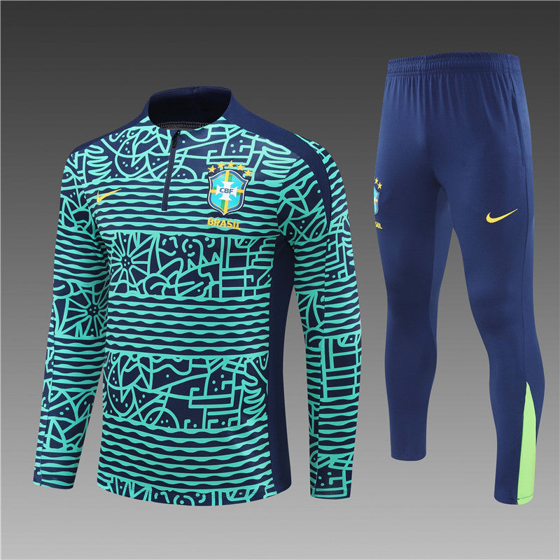Brazil 2024/25 Training Tracksuit (Lake Blue)