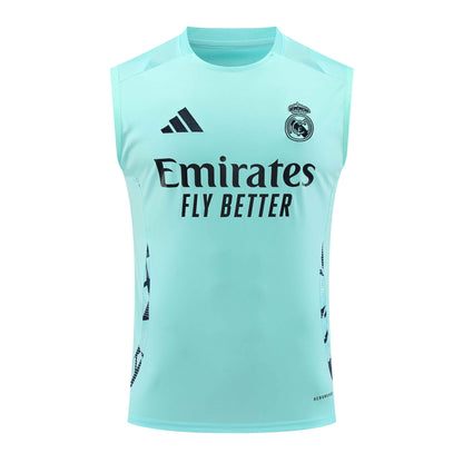 Real Madrid 2024/25 Training Vest Tracksuit (teal)