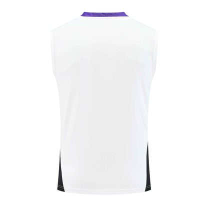 Real Madrid 2024/25 Training Vest Tracksuit (White)