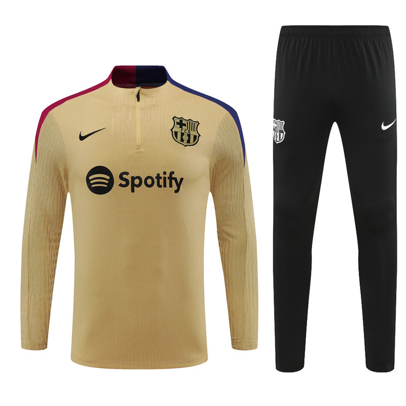 Barcelona 2024/25 Training Tracksuit (Gold)