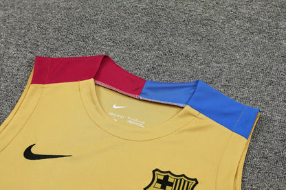 FC. Barcelona 2024/25 Training Vest Tracksuit (gold)