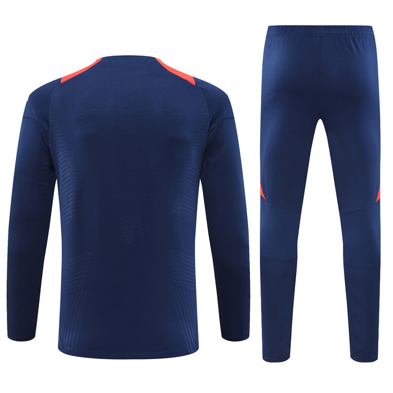 Manchester United 2024/25 Training Tracksuit (Navy and Red)