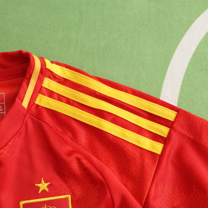 Spain 2024/25 Home Kit - Fan Edition (Kids) - The Jersey Vault