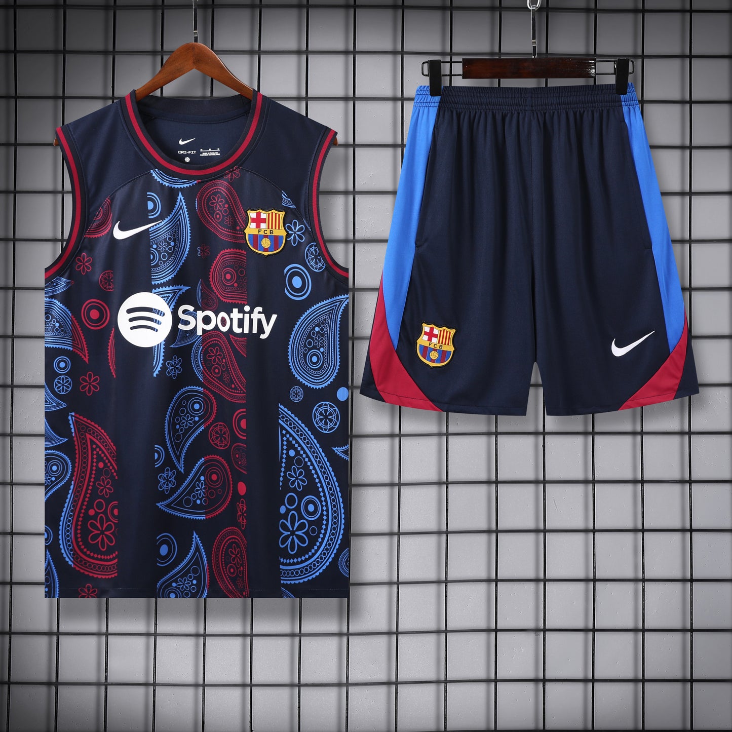 FC. Barcelona 2024/25 Training Vest Tracksuit (black 2)