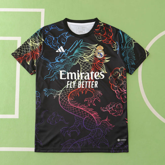 Real Madrid 2024/25 Rainbow Dragon Jersey - Special Edition (Black)