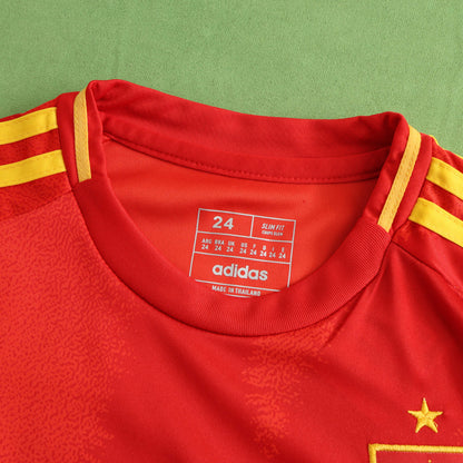 Spain 2024/25 Home Kit - Fan Edition (Kids) - The Jersey Vault