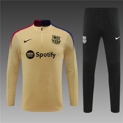 Barcelona 2024/25 Training Tracksuit (Gold)