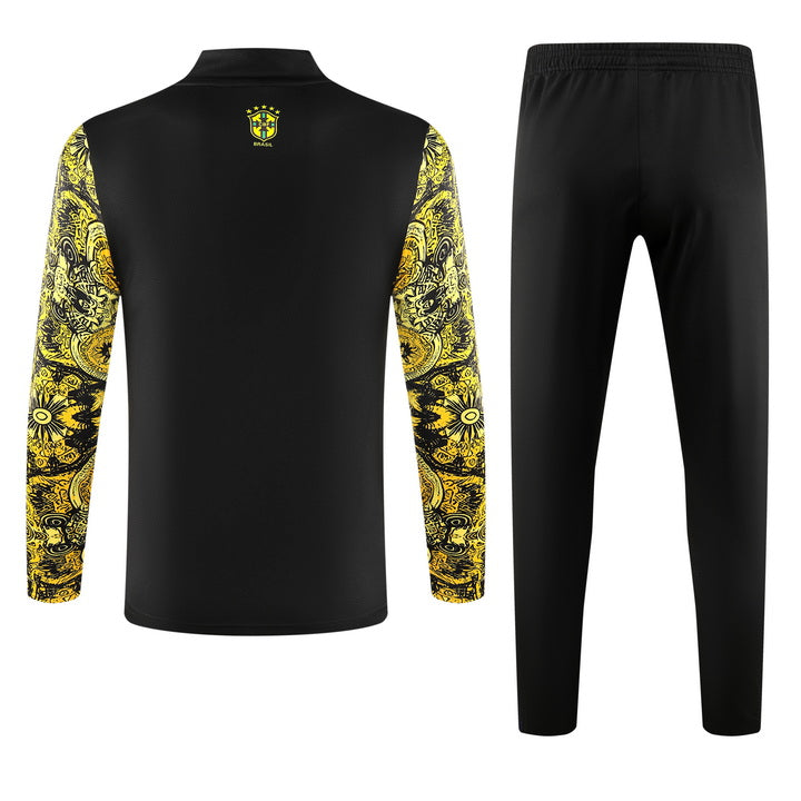 Brazil 2024/25 Jesus Training Tracksuit (Yellow)