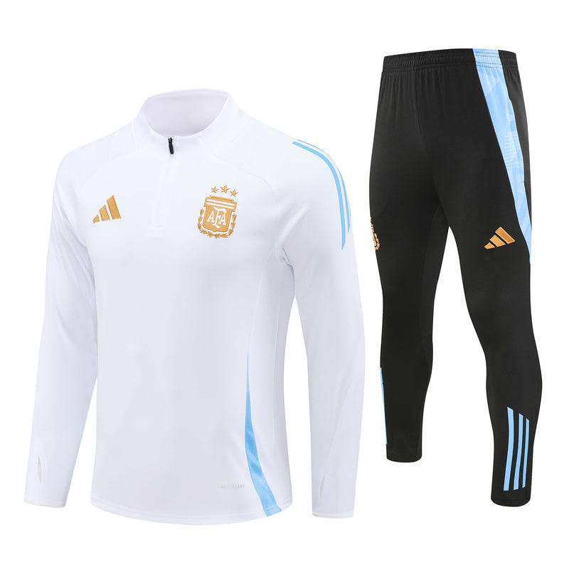 Argentina 2024/25 Training Tracksuit (White)