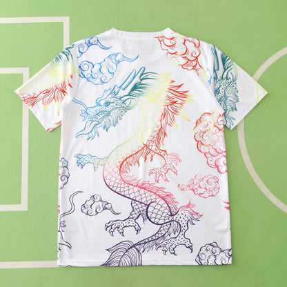 Real Madrid 2024/25 Rainbow Dragon Jersey - Special Edition (White)