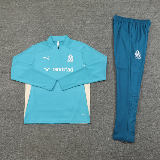 Olympique de Marseille 2024/25 Training Tracksuit ( Blue 3)