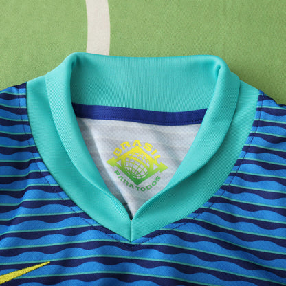 Brazil 2024/25 Away Kit - Fan Edition (Kids) - The Jersey Vault