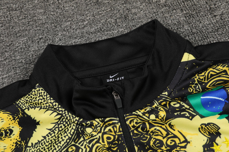 Brazil 2024/25 Jesus Training Tracksuit (Yellow)
