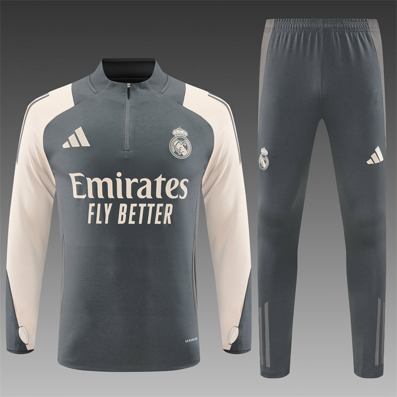 Real Madrid 2024/25 Training Tracksuit (Grey)