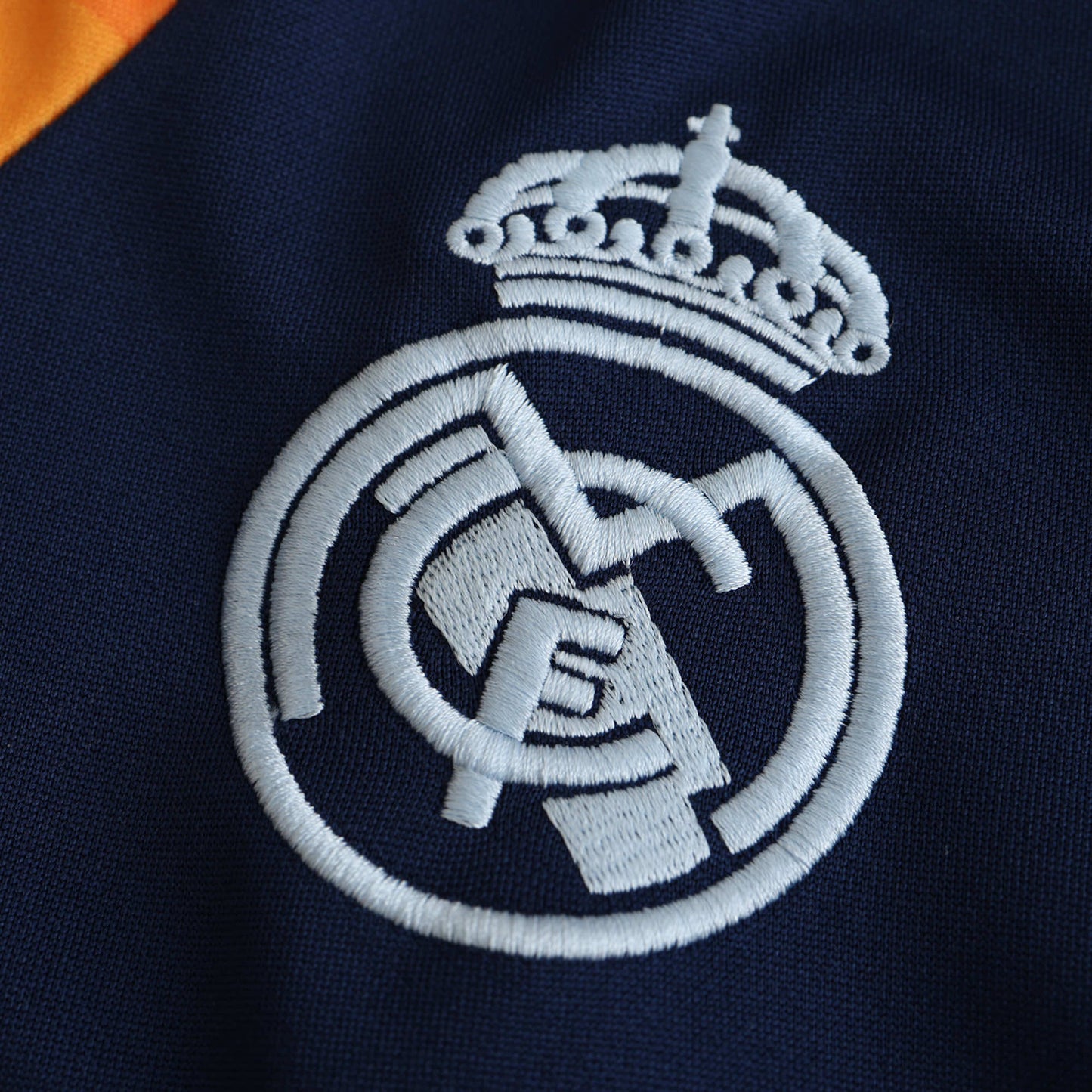 Real Madrid 2024/25 Training Tracksuit (White + Orange #3)
