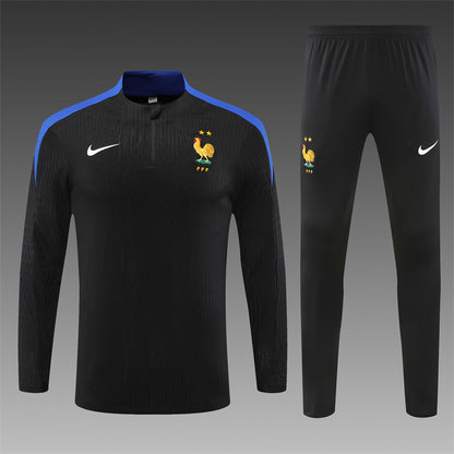 France 2024/25 Training Tracksuit (Black )