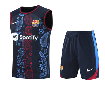 FC. Barcelona 2024/25 Training Vest Tracksuit (black 2)