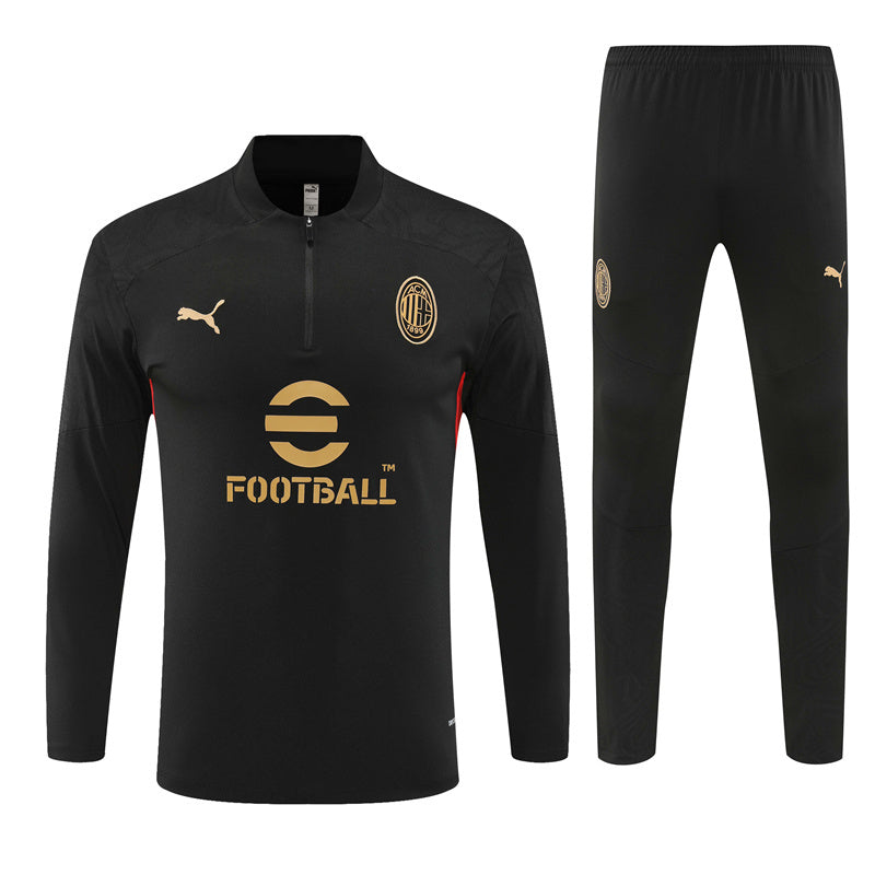 AC Milan 2024/25 Training Tracksuit ( Black)
