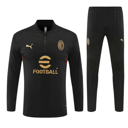 AC Milan 2024/25 Training Tracksuit ( Black)