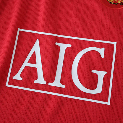 Manchester United 2007/08 Home Kit - Retro Edition (Kids)