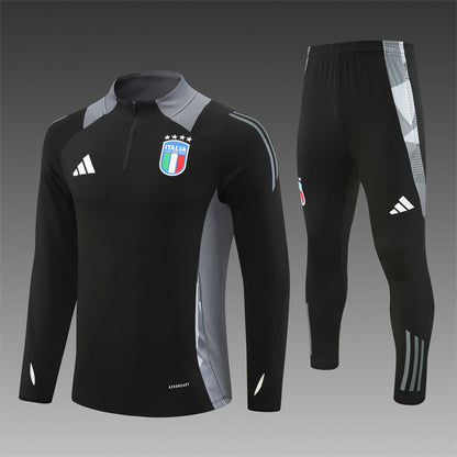 Italy 2024/25 Training Tracksuit (Black)