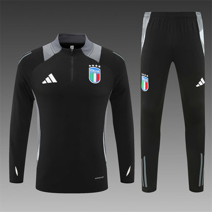 Italy 2024/25 Training Tracksuit (Black)