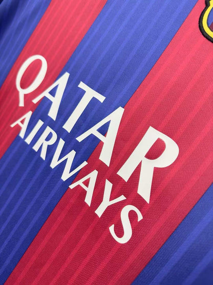 FC Barcelona 2016/17 Home Jersey - Retro Edition
