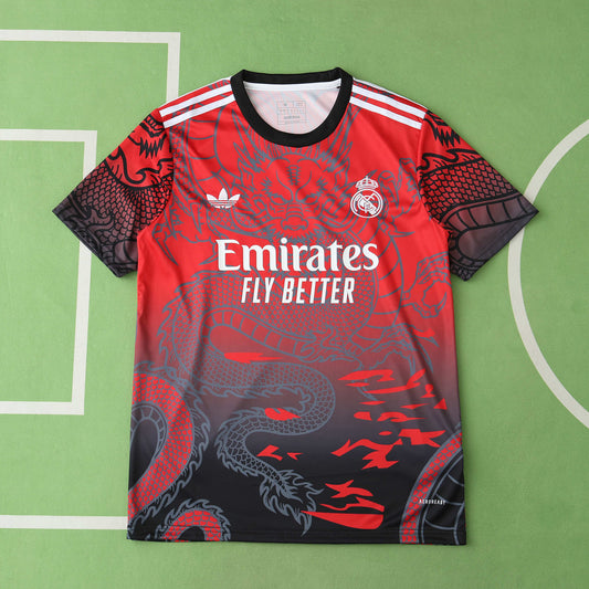 Real Madrid 2024/25 Garnet Dragon Jersey - Special Edition
