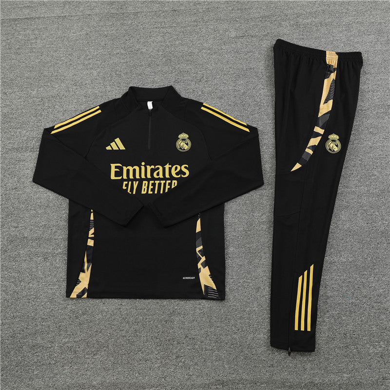 Real Madrid 2024/25 Training Tracksuit (Black #2)