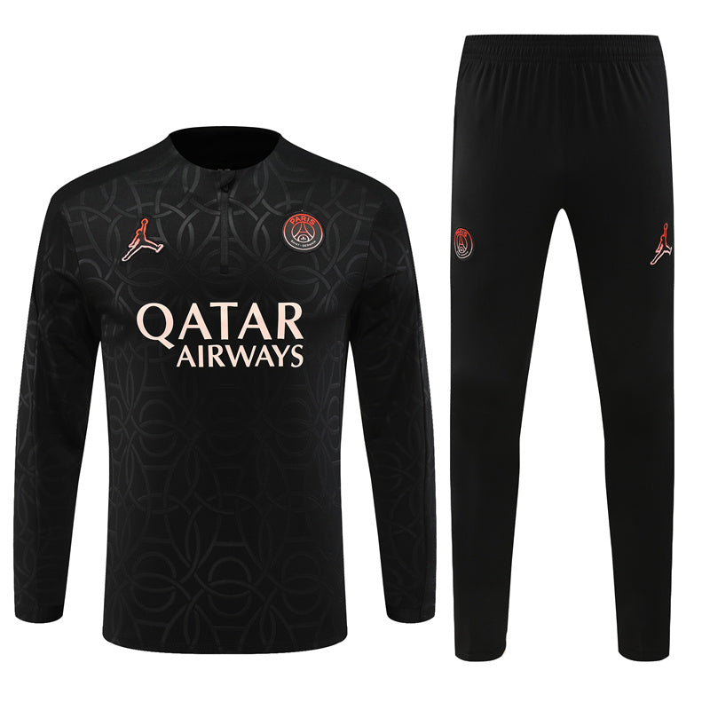 Paris Saint Germain 2024/25 Training Tracksuit ( Black )