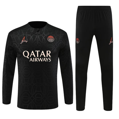 Paris Saint Germain 2024/25 Training Tracksuit ( Black )