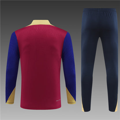 Barcelona 2024/25 Training Tracksuit (Red)