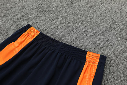 Real Madrid 2024/25 Training Tracksuit (White + Orange #5)