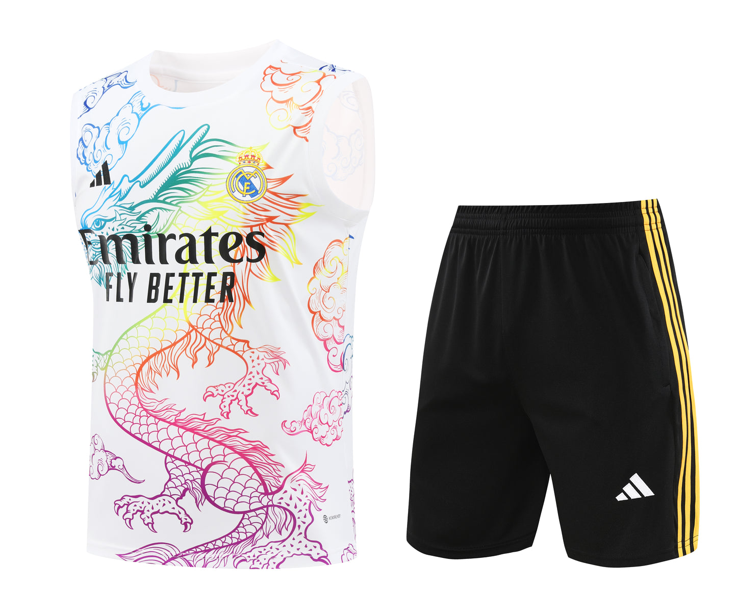 Real Madrid 2024/25 Training Vest Tracksuit (Rainbow white)