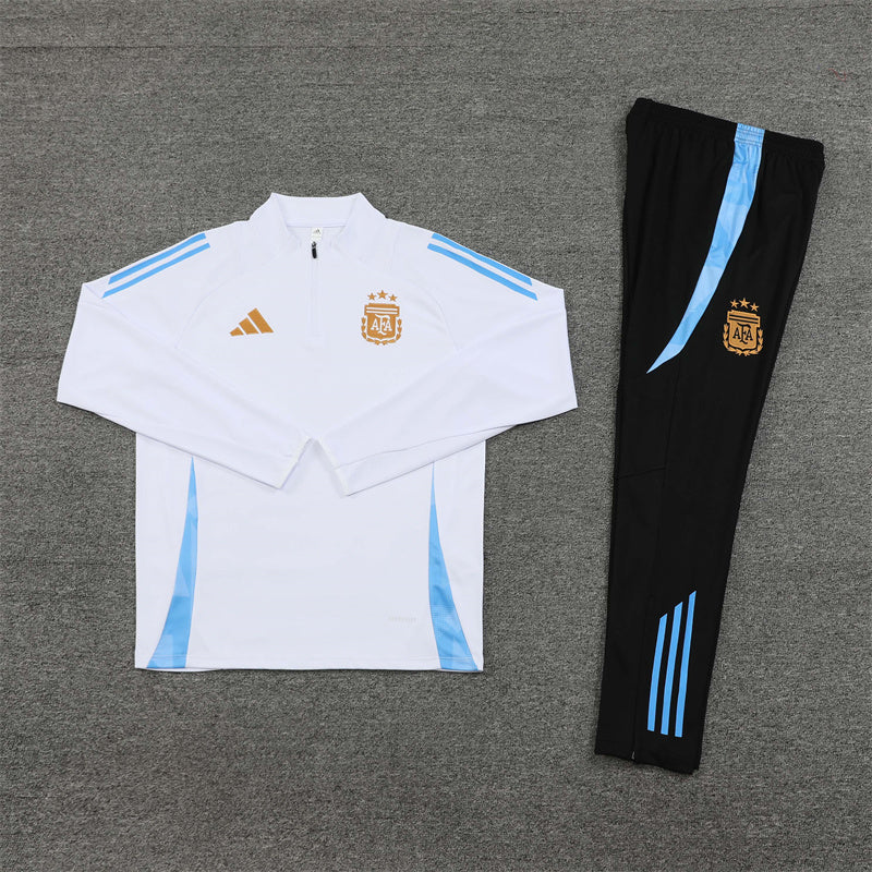 Argentina 2024/25 Training Tracksuit (White)
