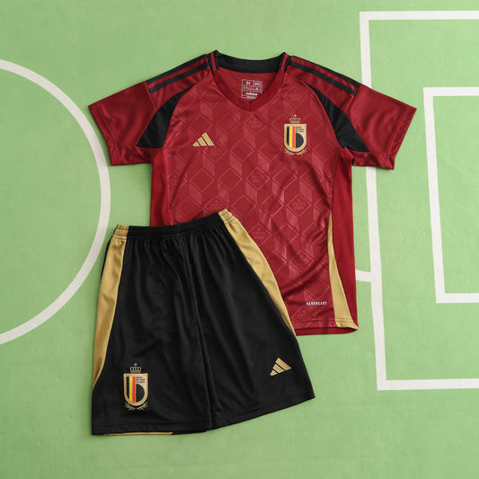 Belgium 2024/25 Home Kit - Fan Edition (Kids) - The Jersey Vault