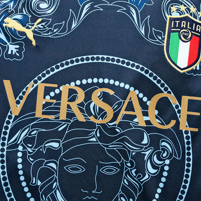 Italy 2023/24 Blue Versace Jersey - Special Edition - The Jersey Vault