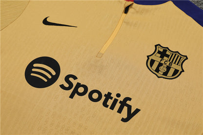 Barcelona 2024/25 Training Tracksuit (Gold)
