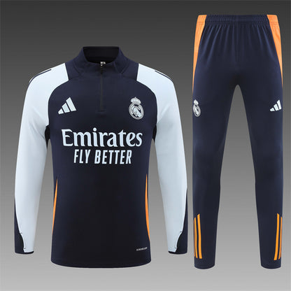 Real Madrid 2024/25 Training Tracksuit (Black #3)