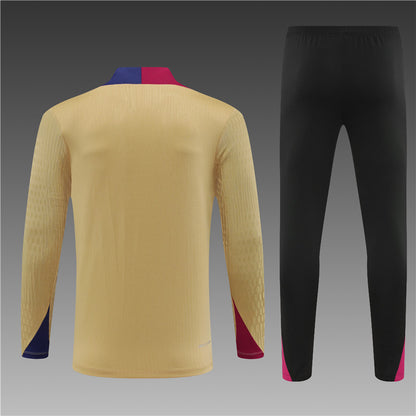 Barcelona 2024/25 Training Tracksuit (Gold)