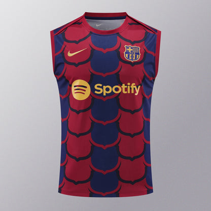 FC. Barcelona 2024/25 Training Vest Tracksuit (red 3)