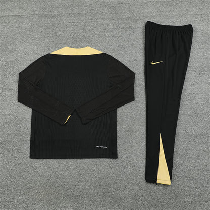 Barcelona 2024/25 Training Tracksuit (Black)