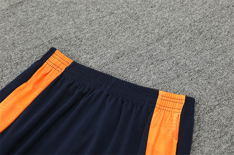 Real Madrid 2024/25 Training Tracksuit (White + Orange #2)