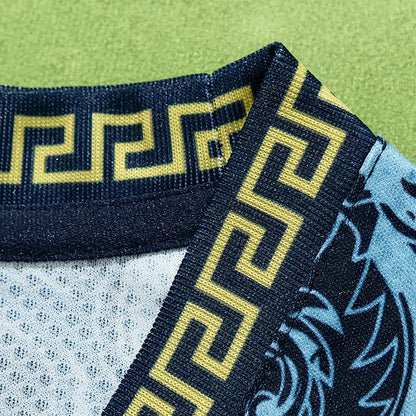 Italy 2023/24 Blue Versace Jersey - Special Edition - The Jersey Vault
