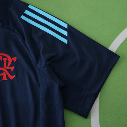 CR Flamengo 2025/26 Blue Training Jersey - Fan Edition
