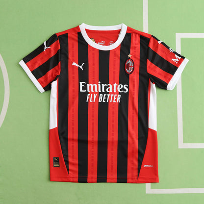 AC Milan 2024/25 Home Kit  - Fan Edition (Kids)